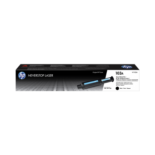 HP 103A Black Original Neverstop Laser Toner Reload Kit, W1103A – High-Yield, Cartridge-Free Printing