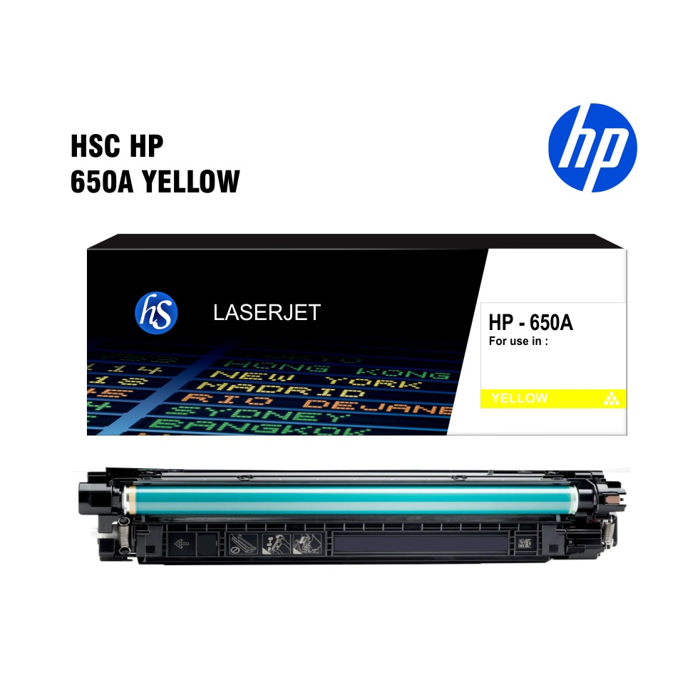 HP 650A (CE272A) Yellow Premium Compatible Toner in Qatar