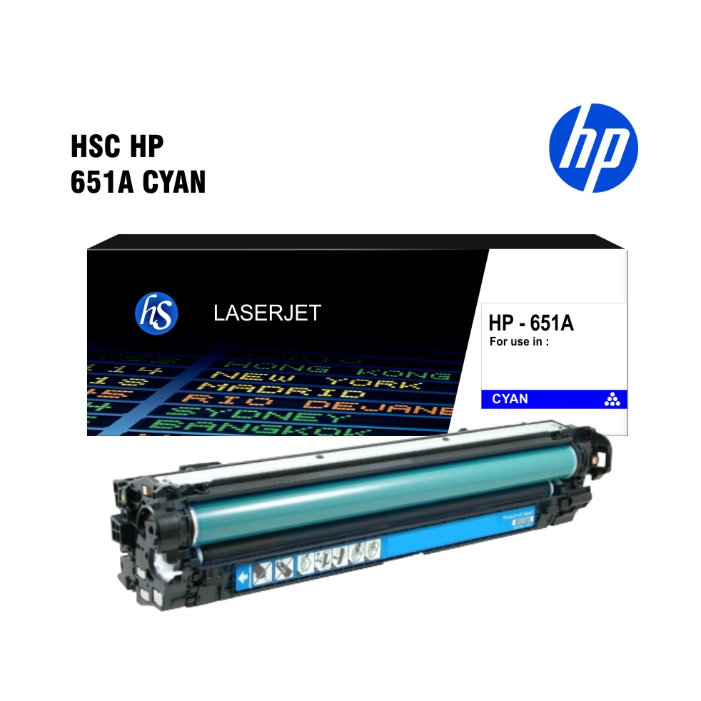 HP 651A (CE341A) Cyan Premium Compatible Toner in Qatar
