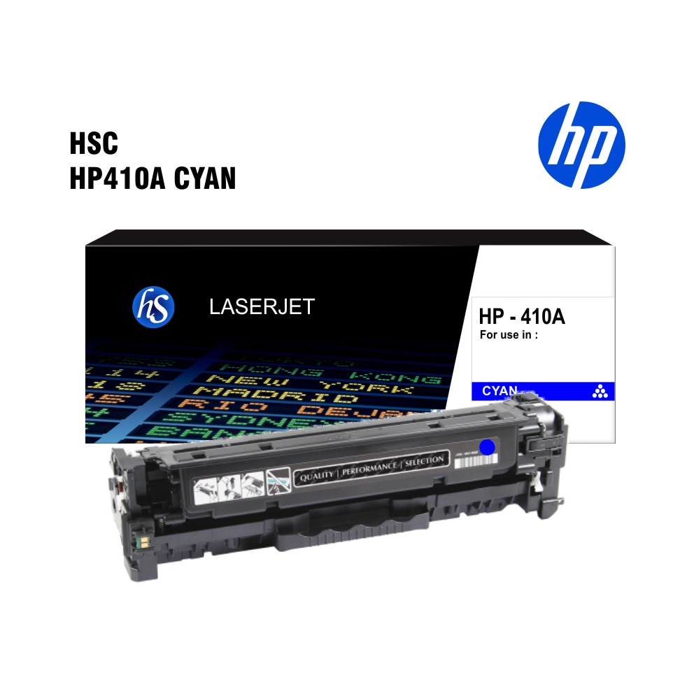 Premium Compatible HP 410A (CF411A) Cyan Toner Cartridge