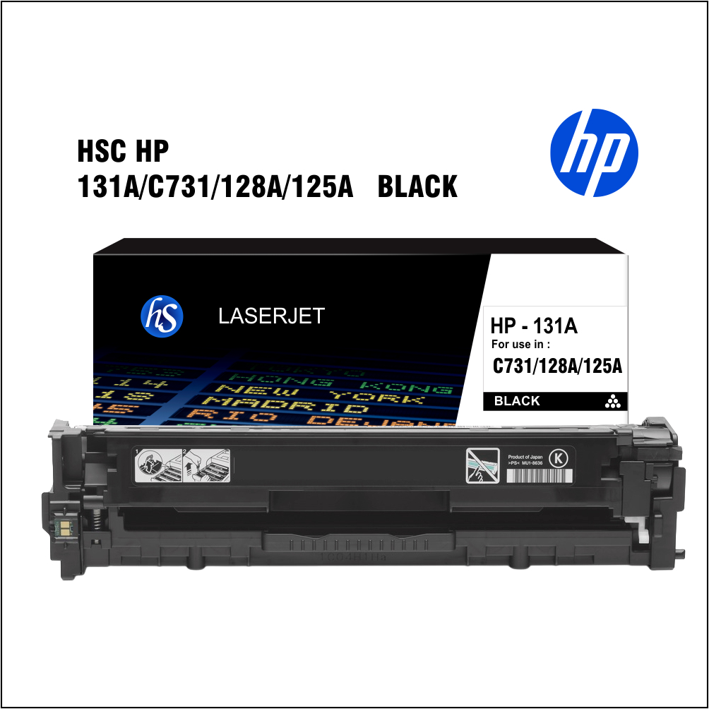 HP 131A / C731 / 128A / 125A (CF210A) Black Premium Compatible Toner in Qatar