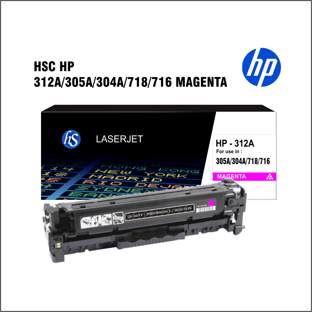 HP 312A / 305A / 304A / 718A / 716 (CF383A) Magenta Premium Compatible Toner in Qatar
