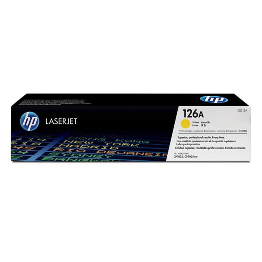 HP 126A YELLOW Original Toner CartridgeYellowCE312A