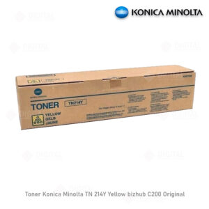 KONICA MINOLTA TN214 YELLOW Original Toner CartridgeYellowTN214Y