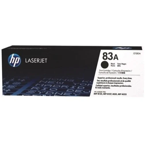 HP 83A BLACK Original Toner Cartridge|Black|CF283AD